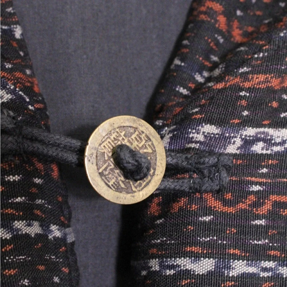 Endless Knot Art Womens Shirt Jacket Oversized Button Up - Picture 3 of 6